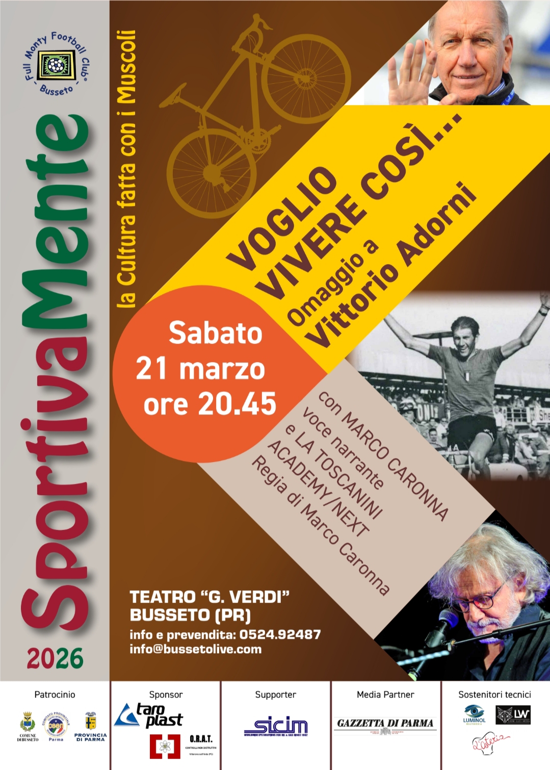 Sportivamente picture of the event: VOGLIO VIVERE COSÌ…